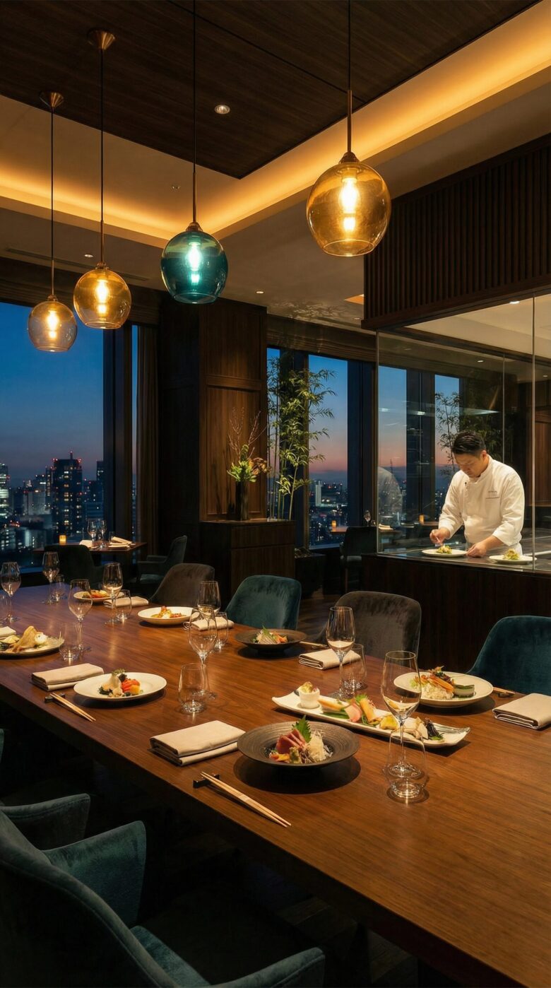 飲食店開業プロデュース・経営コンサルティングを行うアイディアレストのメインビジュアル。35年の実績を持つ代表がオーナーと戦略を練る様子。開業支援、メニュー開発、経営再建、多店舗化までトータルプロデュースで強い店づくりを支援。